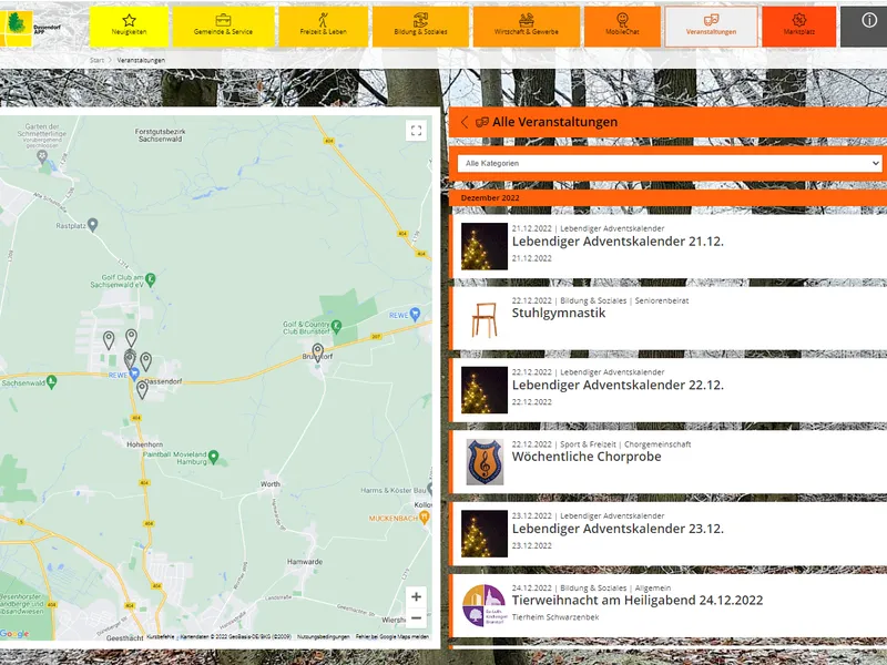 Homepage: dassendorf-app.de