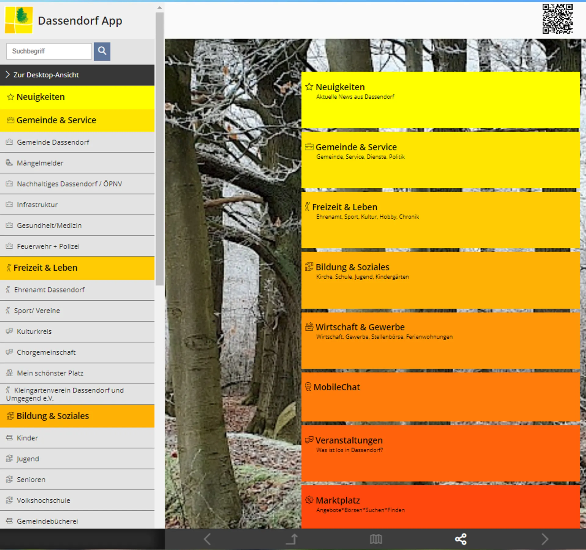 Homepage: dassendorf-app.de