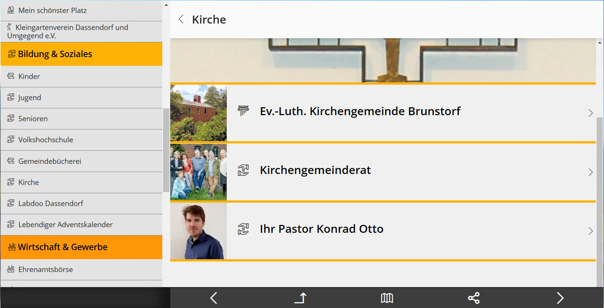 Homepage: dassendorf-app.de